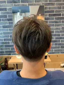 (メンズ限定)カット＆シャンプー＆眉カット＆プチヘッドスパ(7分)