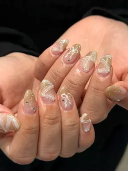 Gel-x長出し10本 85分アート💅🌻［オフ込み］パラジェル変更無料✨Gel-X