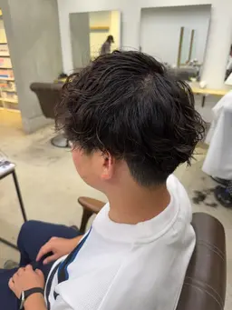 【メンズ限定】デザインパーマ+カット 12600円→8800円