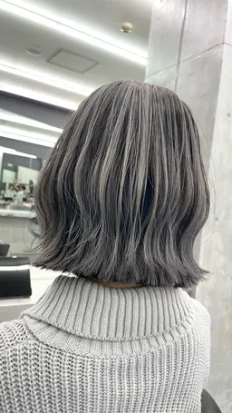 ☁️【陰影のある立体感外国人風スタイル】コントラストハイライト＋カット☁️