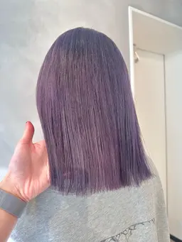 【ハイトーンケア重視☝️❣️】ケアブリーチ＋ケアカラー＋艶出しトリートメント💞🎀（トリートメントランクアップ可◎）