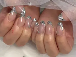 【ケア保湿込】フレンチネイル