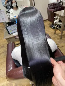髪質改善ストレート(縮毛矯正) & カット&高濃度ケアトリートメント