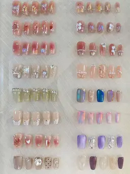 【つけ爪】ワンホンデザイン🫧🫧