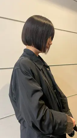 切りっぱなしボブ