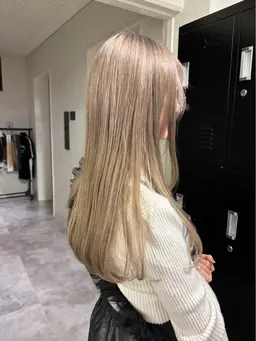 ブリーチ+ダブルカラー