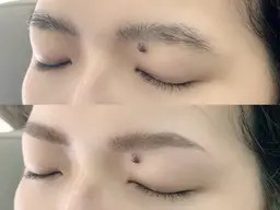 【お得に可愛く💕】🙋‍♀️アイブロウワックスモデル☘️（間引き・メイク込）千代田線根津駅1分