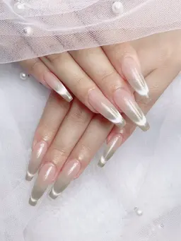 チップスカルプ長さだし込み➕マグネットフレンチ