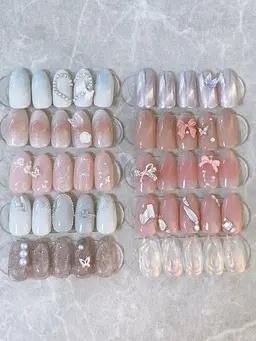 【オフあり◎】シンプル定額デザイン🤍パーツ込み→¥6,000カラー変更可✨