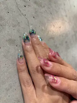 20%オフ.⋆𝜗𝜚【ハンド】スカルプネイル＋ワンカラー💟⟡.*(オフ込み)⚠︎︎ロング＋3300円