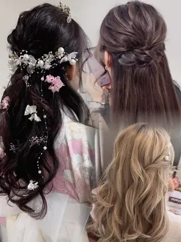 お呼ばれヘアセット