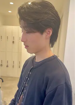 【深夜割】メンズカット+曲がる縮毛矯正¥12000