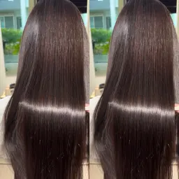 🌈イヤリングカラー🌈ケアブリーチ+ケアカラー+カット+ケラチントリートメント