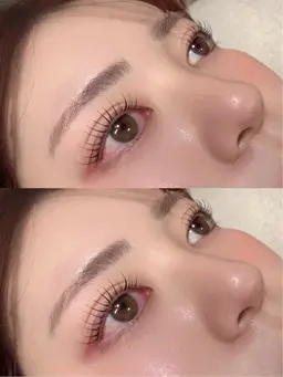 美眉スタイリング➕ケラチンラッシュリフト💖💞