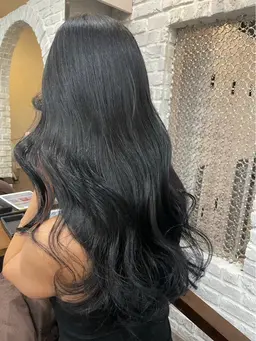 🎈ご新規様限定🎈韓国風艶々ワンカラー！✨+ワンステップトリートメント+ストレートコテ巻き仕上げ🎀メンズも大歓迎🎅