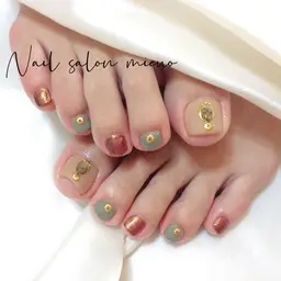 【初回ソフトジェルオフ無料】ミニも限定☆フット持ち込みデザインアートコース¥8980<90分>