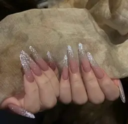 【チップスカルプ】ワンカラー/ラメグラデーション