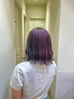 🤍🪞ご新規様限定🪞🤍ケアブリーチ込みダブルカラー🐰🎀(イヤリングカラー、インナーカラー🉑)