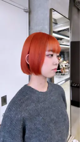 【ケアブリーチ✨️】ケアブリーチ透明感カラー+シャンプーブロー