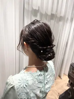 🎀お呼ばれヘアセット 🎀#ヘアアレンジ＃結婚式#パーティー#デート#推し活に/ヘアセット9時​〜​10時　4400円