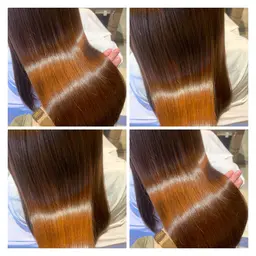 【リピーター様限定】カット➕イルミナカラー➕3stepトリートメント【レイヤー/ボルドー/オリーブ/髪質改善】