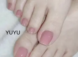 フットネイル　💜ワンカラー💜　初回オフ無料