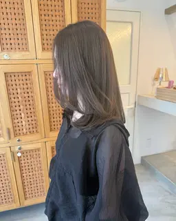 【モデル限定 : カット+ブリーチなしダブルカラー+トリートメント🐱🤍✨】