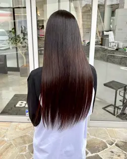 【さら艶️✨️】カット＋酸性ストレート