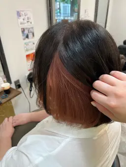 【推しカラーにもオススメ♡🌷】🫧インナーカラー/イヤリングカラー🫧🕊ブリーチ込みでこのお値段💕✨