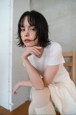 【Ladies限定:モデル様】ウルフカット🪐+トリートメント✨️