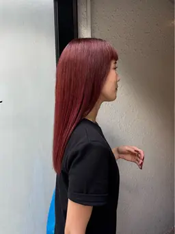 【11.12月限定】前髪カット＋ブリーチ（1回）＋オンカラー