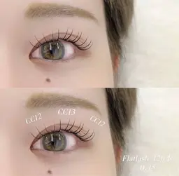 【オフ込】💡LEDフラットラッシュ💡130本¥6700 / 140本¥6900 minimo限定🫧コーティング込