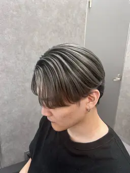 【大人カラー‼️】カット＋メンズバレイヤージュ(ブリーチ×1)