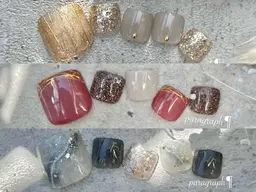 オフなし🌈20種の選べるフットサンプルデザイン