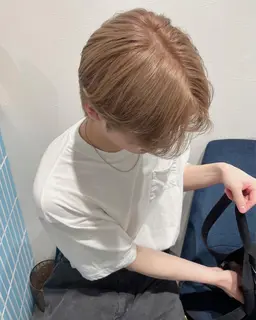 【メンズ限定!✨】ダブルカラー(ブリーチ込み) + クイックトリートメント🌿🧑🏼🤍