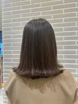 カット＋前髪ストレート＋トリートメント☔️