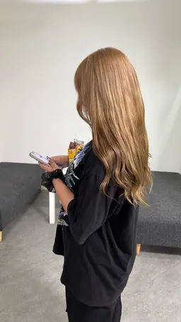 似合わせカット+Wカラー(ケアブリーチ1回)