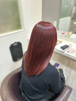 ホリスティックカラー＋超高濃度水素ストレート