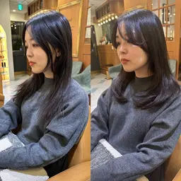 🌈ミニモ限定価格🌈【韓国風】前髪＋顔まわりカット＋コテ巻き🩷🤎