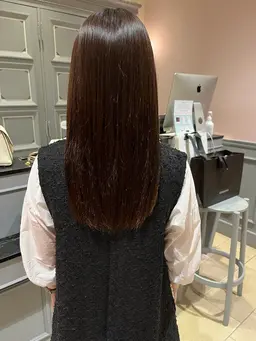 ストレートパーマ＋サービストリートメント🤍