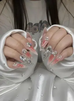 【持ち込みデザイン】パーツ乗せ放題デザイン放題Gel-X  (自他店オフ無料)