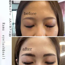 眉タトゥー 3D