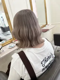 【理想のカラーに♪】透明感カラー＋3stepトリートメント  ￥7,000