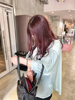 【🫧透明感、高発色🫧】ブリーチなしダブルカラー+カット+3stepトリートメント