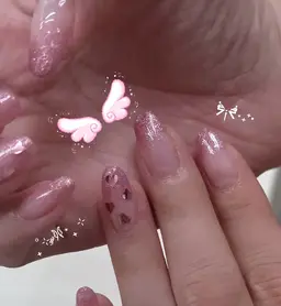 【オフあり】🈶ハンド✩.*˚大人キレイめ✮*｡ﾟワンポイントアートコース/大宮/パラジェル変更可能🫧ྀི🎟️ྀི