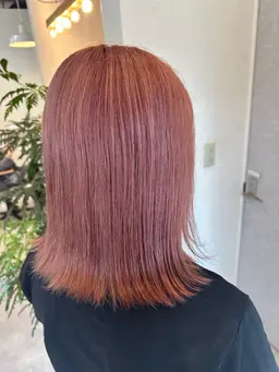 カット➕ダブルカラー🩷アドミオカラー使用で髪の毛に艶感もでます！透明感のある髪の毛に✨