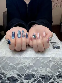 [Hand nail ]持ち込みデザイン🌸90分以内4本までアートデザイン/簡単デザイン