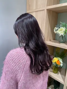 🍓カシスボルドーカラー🍓（ブリーチなし）➕4stepトリートメント付き