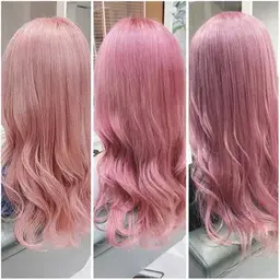 🫧🩷ピンク系ハイトーン🩷🫧ケアブリーチ2回+カラー+うる艶トリートメント〔ブリーチ2回込み〕