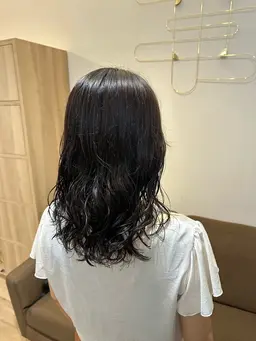 レディースカットパーマ(肩上のヘアスタイルのみ)👩‍🦱♡